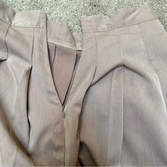 Loness Pleated Preppy Schoolgirl Academia Tennis Skirt Tan Camel Large - Picture 9 of 9